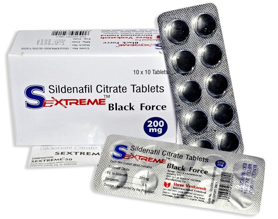 Sextreme Black Force Viagra 200mg